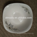 custom printed latest design white ceramic bowl